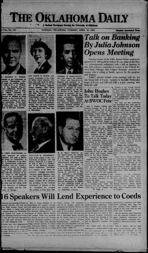 The Oklahoma Daily (Norman, Okla.), Vol. 31, No. 143, Ed. 1 Tuesday, April 17, 1945