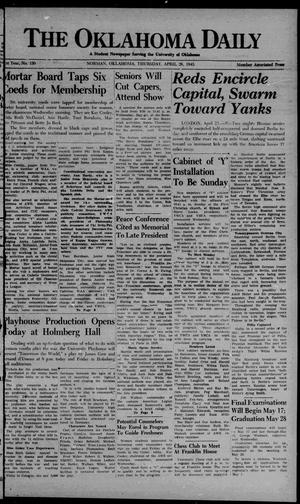 The Oklahoma Daily (Norman, Okla.), Vol. 31, No. 150, Ed. 1 Thursday, April 26, 1945