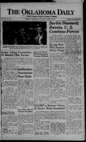 The Oklahoma Daily (Norman, Okla.), Vol. 31, No. 152, Ed. 1 Saturday, April 28, 1945