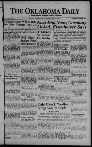 The Oklahoma Daily (Norman, Okla.), Vol. 31, No. 157, Ed. 1 Saturday, May 5, 1945