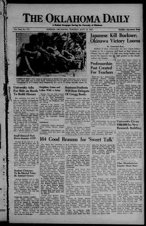 The Oklahoma Daily (Norman, Okla.), Vol. 31, No. 177, Ed. 1 Tuesday, June 19, 1945