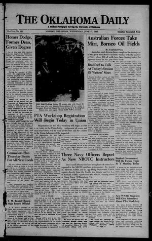 The Oklahoma Daily (Norman, Okla.), Vol. 31, No. 183, Ed. 1 Wednesday, June 27, 1945