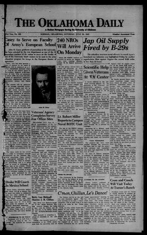The Oklahoma Daily (Norman, Okla.), Vol. 31, No. 186, Ed. 1 Saturday, June 30, 1945