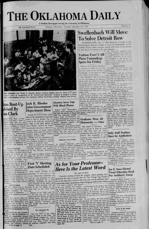 Primary view of The Oklahoma Daily (Norman, Okla.), Vol. 32, No. 4, Ed. 1 Tuesday, September 18, 1945