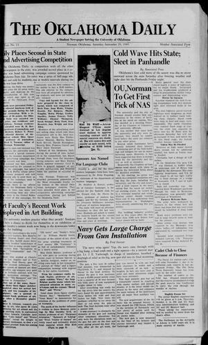 The Oklahoma Daily (Norman, Okla.), Vol. 32, No. 13, Ed. 1 Saturday, September 29, 1945