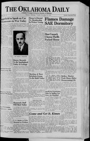 The Oklahoma Daily (Norman, Okla.), Vol. 32, No. 49, Ed. 1 Tuesday, November 20, 1945