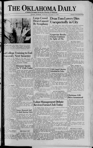 The Oklahoma Daily (Norman, Okla.), Vol. 32, No. 65, Ed. 1 Wednesday, December 12, 1945