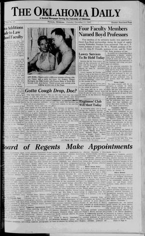 The Oklahoma Daily (Norman, Okla.), Vol. 32, No. 66, Ed. 1 Thursday, December 13, 1945