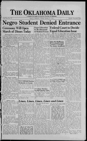 The Oklahoma Daily (Norman, Okla.), Vol. 32, No. 76, Ed. 1 Tuesday, January 15, 1946