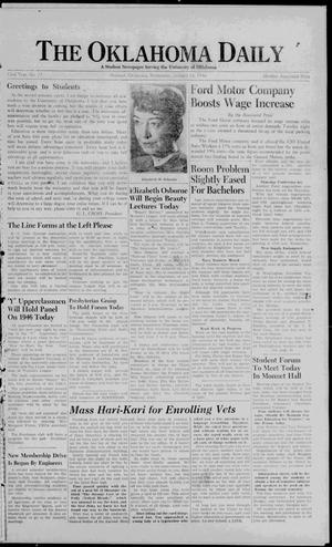 The Oklahoma Daily (Norman, Okla.), Vol. 32, No. 77, Ed. 1 Wednesday, January 16, 1946