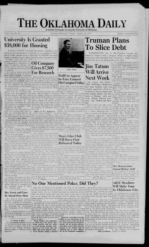 The Oklahoma Daily (Norman, Okla.), Vol. 32, No. 81, Ed. 1 Tuesday, January 22, 1946