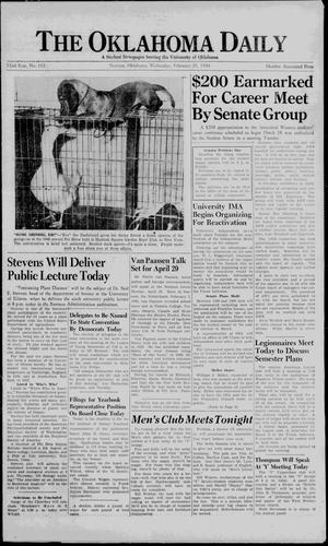 The Oklahoma Daily (Norman, Okla.), Vol. 32, No. 102, Ed. 1 Wednesday, February 20, 1946