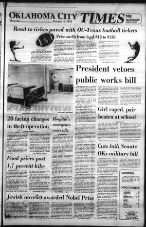 Oklahoma City Times (Oklahoma City, Okla.), Vol. 89, No. 195, Ed. 1 Thursday, October 5, 1978