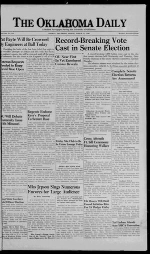 The Oklahoma Daily (Norman, Okla.), Vol. 32, No. 119, Ed. 1 Friday, March 15, 1946