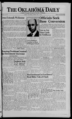 The Oklahoma Daily (Norman, Okla.), Vol. 32, No. 152, Ed. 1 Friday, May 31, 1946