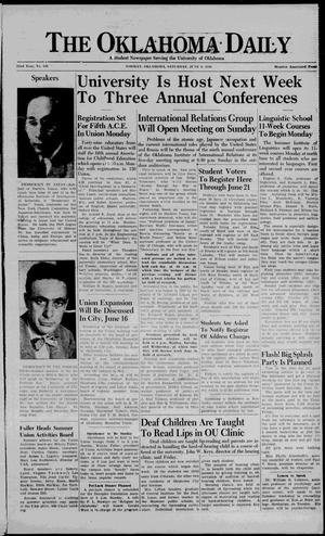 The Oklahoma Daily (Norman, Okla.), Vol. 32, No. 158, Ed. 1 Saturday, June 8, 1946