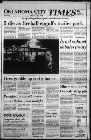 Oklahoma City Times (Oklahoma City, Okla.), Vol. 89, No. 211, Ed. 2 Tuesday, October 24, 1978
