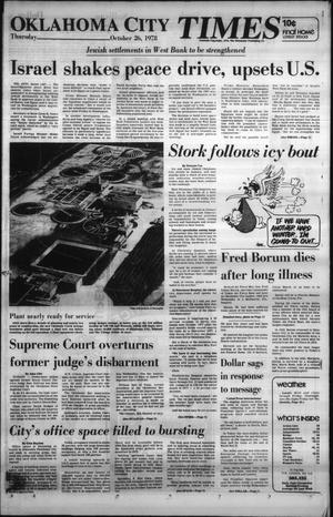 Oklahoma City Times (Oklahoma City, Okla.), Vol. 89, No. 213, Ed. 1 Thursday, October 26, 1978