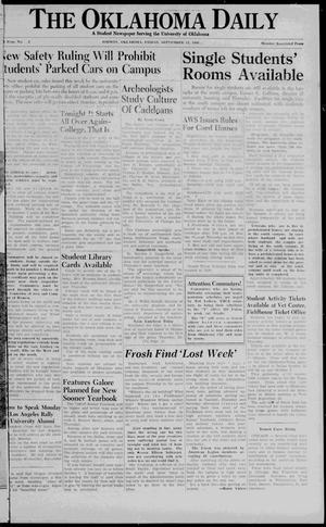 The Oklahoma Daily (Norman, Okla.), Vol. 23, No. 2, Ed. 1 Friday, September 13, 1946