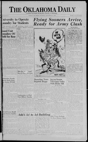 The Oklahoma Daily (Norman, Okla.), Vol. 23, No. 13, Ed. 1 Saturday, September 28, 1946