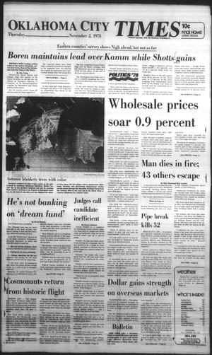 Oklahoma City Times (Oklahoma City, Okla.), Vol. 89, No. 219, Ed. 1 Thursday, November 2, 1978
