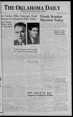 The Oklahoma Daily (Norman, Okla.), Vol. 23, No. 25, Ed. 1 Thursday, October 17, 1946
