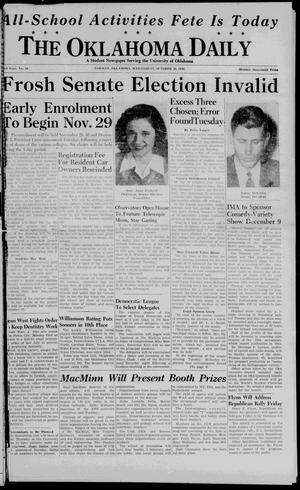 The Oklahoma Daily (Norman, Okla.), Vol. 23, No. 34, Ed. 1 Wednesday, October 30, 1946