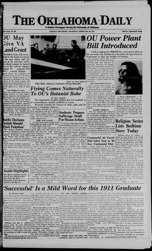 The Oklahoma Daily (Norman, Okla.), Vol. 23, No. 95, Ed. 1 Thursday, February 20, 1947