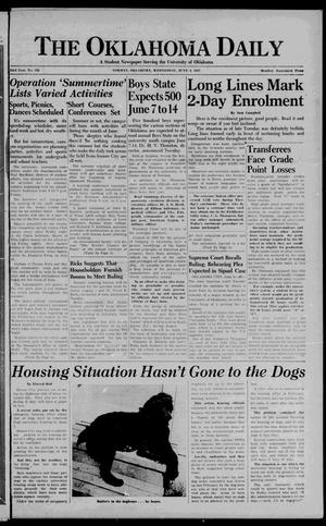 The Oklahoma Daily (Norman, Okla.), Vol. 23, No. 157, Ed. 1 Wednesday, June 4, 1947