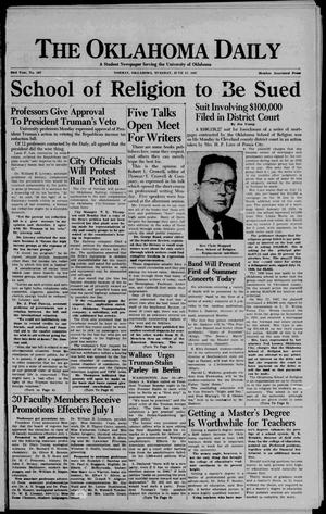 The Oklahoma Daily (Norman, Okla.), Vol. 23, No. 166, Ed. 1 Tuesday, June 17, 1947