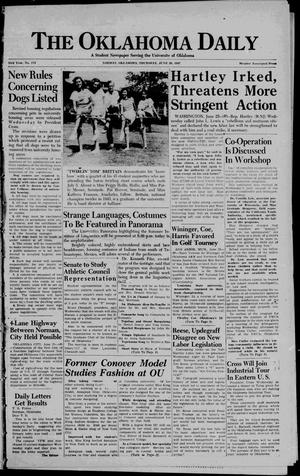 The Oklahoma Daily (Norman, Okla.), Vol. 23, No. 173, Ed. 1 Thursday, June 26, 1947