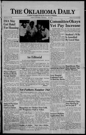 The Oklahoma Daily (Norman, Okla.), Vol. 33, No. 179, Ed. 1 Thursday, July 3, 1947