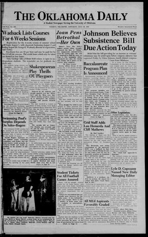 The Oklahoma Daily (Norman, Okla.), Vol. 33, No. 194, Ed. 1 Saturday, July 26, 1947