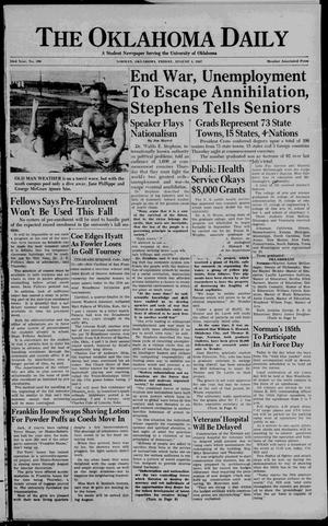 The Oklahoma Daily (Norman, Okla.), Vol. 33, No. 198, Ed. 1 Friday, August 1, 1947