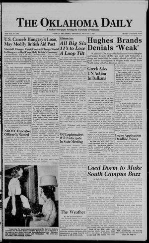 The Oklahoma Daily (Norman, Okla.), Vol. 33, No. 202, Ed. 1 Thursday, August 7, 1947