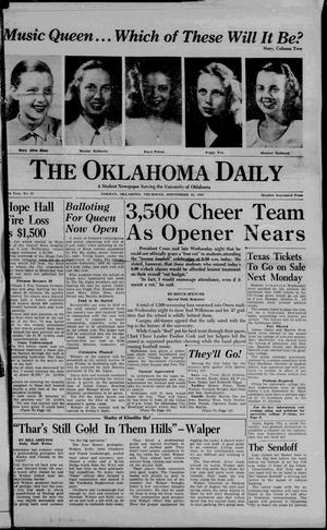 The Oklahoma Daily (Norman, Okla.), Vol. 34, No. 11, Ed. 1 Thursday, September 25, 1947