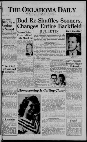 The Oklahoma Daily (Norman, Okla.), Vol. 34, No. 34, Ed. 1 Tuesday, October 28, 1947
