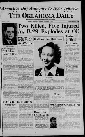 The Oklahoma Daily (Norman, Okla.), Vol. 34, No. 44, Ed. 1 Tuesday, November 11, 1947