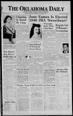 The Oklahoma Daily (Norman, Okla.), Vol. 34, No. 90, Ed. 1 Thursday, February 12, 1948