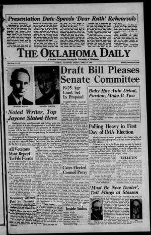 The Oklahoma Daily (Norman, Okla.), Vol. 34, No. 135, Ed. 1 Friday, April 23, 1948