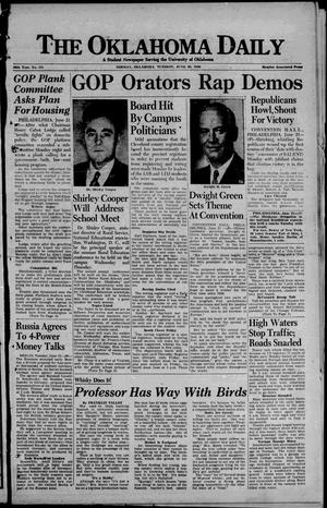 The Oklahoma Daily (Norman, Okla.), Vol. 34, No. 169, Ed. 1 Tuesday, June 22, 1948