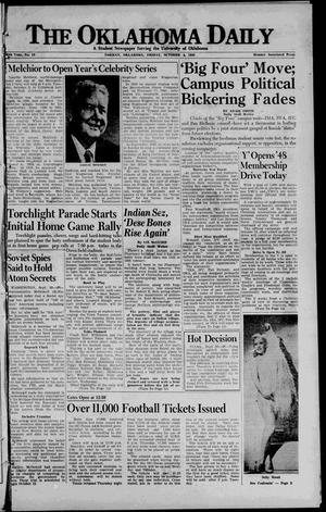 The Oklahoma Daily (Norman, Okla.), Vol. 34, No. 212, Ed. 1 Friday, October 1, 1948