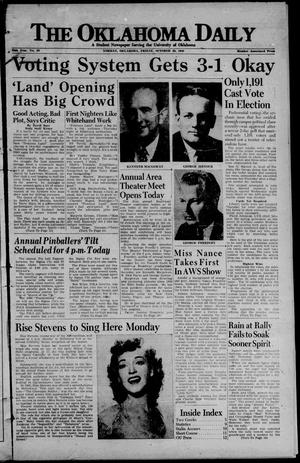 The Oklahoma Daily (Norman, Okla.), Vol. 34, No. 232, Ed. 1 Friday, October 29, 1948