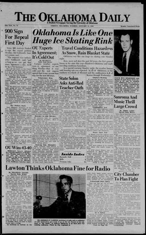 The Oklahoma Daily (Norman, Okla.), Vol. 25, No. 73, Ed. 1 Tuesday, January 11, 1949