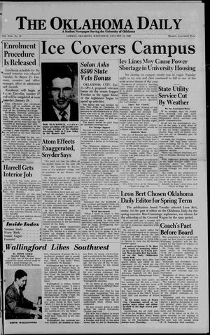 The Oklahoma Daily (Norman, Okla.), Vol. 25, No. 74, Ed. 1 Wednesday, January 12, 1949
