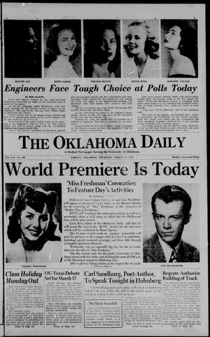 The Oklahoma Daily (Norman, Okla.), Vol. 25, No. 109, Ed. 1 Thursday, March 10, 1949