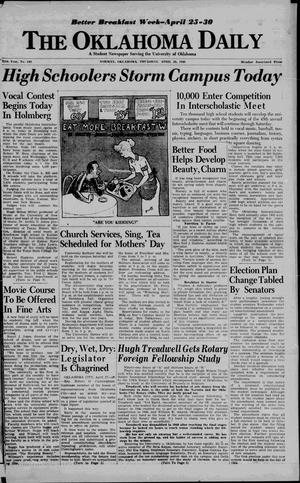The Oklahoma Daily (Norman, Okla.), Vol. 25, No. 139, Ed. 1 Thursday, April 28, 1949