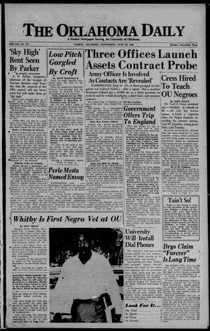 The Oklahoma Daily (Norman, Okla.), Vol. 25, No. 168, Ed. 1 Wednesday, June 22, 1949