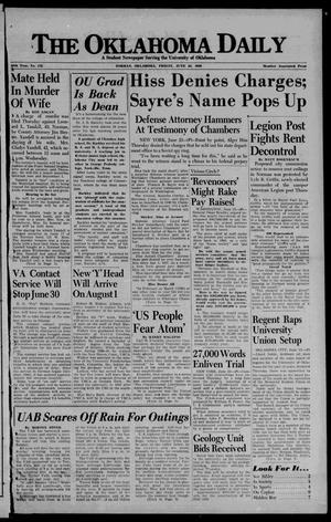 The Oklahoma Daily (Norman, Okla.), Vol. 25, No. 170, Ed. 1 Friday, June 24, 1949