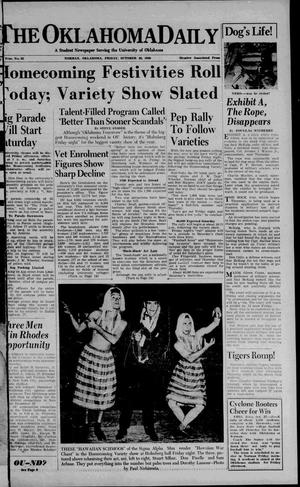 The Oklahoma Daily (Norman, Okla.), Vol. 36, No. 33, Ed. 1 Friday, October 28, 1949